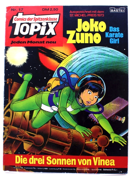 TOPIX - Comics der Spitzenklasse Nr. 17: Joko Zuno - das Karate-Girl von Bastei